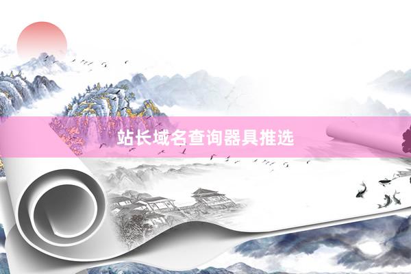 站长域名查询器具推选